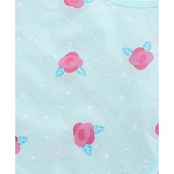 Babyhug 100% Cotton Singlet Jhablas Rose Print Pack of 3 - Multicolor