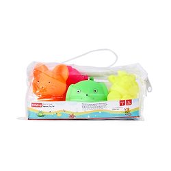 Babyhug Bath In Style Squeezy Toy Set Pet Animals Pack of 4 (Packaging May Vary)