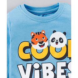 Babyhug Full Sleeves T-Shirts Stripes and Text Print Pack of 2 - Multicolour