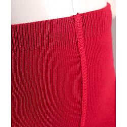 Cute Walk by Babyhug Antibacterial Solid Footed Tights - Red