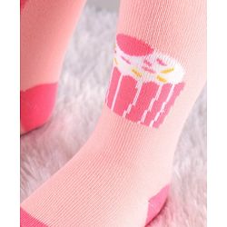 Cute Walk by Babyhug Antibacterial Solid Footed Tights Pack of 2 - Pink