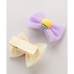 Babyhug Hair Clips & Rubber Band Combo - Multicolor