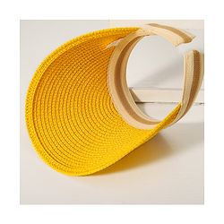 Babyhug Grapes Embroidered Straw Hat - Yellow