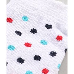 Cutewalk By Babyhug Anti Bacterial Ankle Length Socks - Multicolour