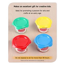 Babyhug My Fun Jumbo Dough Kit with 4 Regular Colors - 480 g
