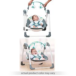 Babyhug Galaxy Electric Swing with Extra Free Motor & Remote - Grey (Without Hanging Toys)