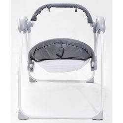 Babyhug Galaxy Electric Swing with Extra Free Motor & Remote - Grey (Without Hanging Toys)