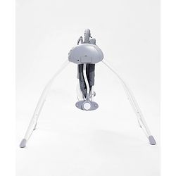 Babyhug Galaxy Electric Swing with Extra Free Motor & Remote - Grey (Without Hanging Toys)