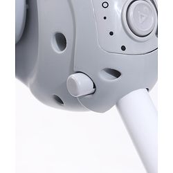 Babyhug Galaxy Electric Swing with Extra Free Motor & Remote - Grey (Without Hanging Toys)