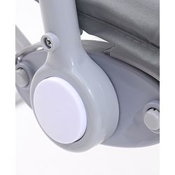Babyhug Galaxy Electric Swing with Extra Free Motor & Remote - Grey (Without Hanging Toys)