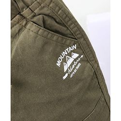 Babyhug Full Length Trouser - Olive