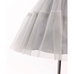 Babyhug Cap Sleeves Party Wear Tutu Sequined Frock Corsage Applique - Grey