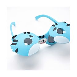 Babyhug Cat Print Sunglasses - Blue