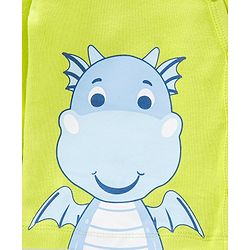 Babyhug 100% Cotton Full Sleeves Vests Striped and Printed Pack of 2 - Blue Green