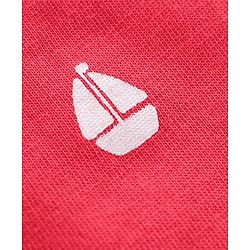 Babyhug Full Length Ribbed Waist Knit Lounge Pant Pack of 2 - Blue Red