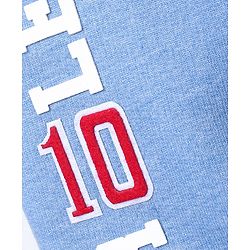 Babyhug Full Length Lounge Pant Text Print - Light Blue