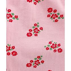 Babyhug Lycra Knit Flower Print Baby Leggings - Multicolour