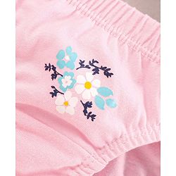 Babyhug Cotton Panties Floral Printed Pack of 5 - Multicolour
