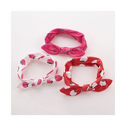 Babyhug Headbands Pack Of 3 - Multicolour
