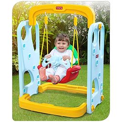 Babyhug Kids Swing - Blue and Yellow