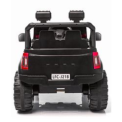 Babyhug Battery Operated Ride on Jeep With Light & Music - Red| Magic Swing Mode| Forward & Backward Operation| Openable Doors| Realistic Design| Wide Comfortable Seat| Rechargeable Battery| MP3 Player & Aux Facility