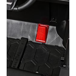 Babyhug Battery Operated Ride on Jeep With Light & Music - Red| Magic Swing Mode| Forward & Backward Operation| Openable Doors| Realistic Design| Wide Comfortable Seat| Rechargeable Battery| MP3 Player & Aux Facility