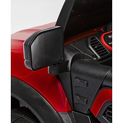 Babyhug Battery Operated Ride on Jeep With Light & Music - Red| Magic Swing Mode| Forward & Backward Operation| Openable Doors| Realistic Design| Wide Comfortable Seat| Rechargeable Battery| MP3 Player & Aux Facility