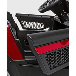 Babyhug Battery Operated Ride on Jeep With Light & Music - Red| Magic Swing Mode| Forward & Backward Operation| Openable Doors| Realistic Design| Wide Comfortable Seat| Rechargeable Battery| MP3 Player & Aux Facility
