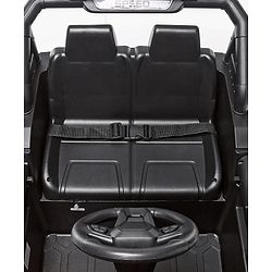 Babyhug Battery Operated Ride on Jeep With Light & Music - Red| Magic Swing Mode| Forward & Backward Operation| Openable Doors| Realistic Design| Wide Comfortable Seat| Rechargeable Battery| MP3 Player & Aux Facility