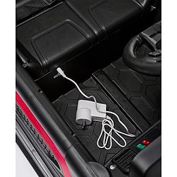 Babyhug Battery Operated Ride on Jeep With Light & Music - Red| Magic Swing Mode| Forward & Backward Operation| Openable Doors| Realistic Design| Wide Comfortable Seat| Rechargeable Battery| MP3 Player & Aux Facility