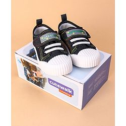 Cute Walk by Babyhug Casual Shoes - Black