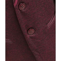 Babyhug Full Sleeves 4 Piece Party Suit With Bow - Maroon
