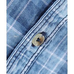 Babyhug Full Sleeves Cotton Checks Print Shirt - Blue