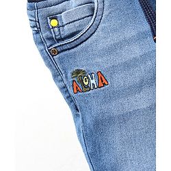 Babyhug Full Length Denim Jeans - Blue