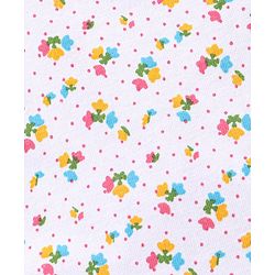 Babyhug 100% Cotton Sleeveless Slips Multi Prints Pack of 3 - Pink Orange White