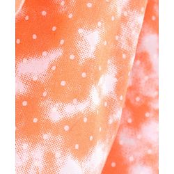 Babyhug Singlet Sleeves Top with Smocking and Frill Detailing - Orange