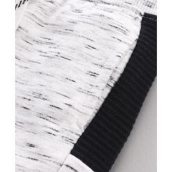 Babyhug Slub Knit Shorts - White