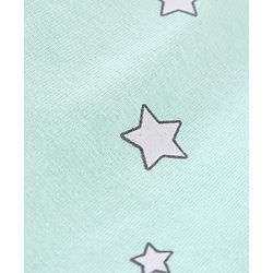 Babyhug Half Sleeves Capri Length Cotton Night Suit Star Print - Blue