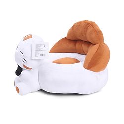 Babyhug Cat Shaped Soft Seat - Brown & White