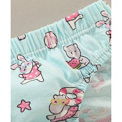 Babyhug 100% Cotton Dot Printed Pantied Pack Of 3 - Pink Yellow & Blue