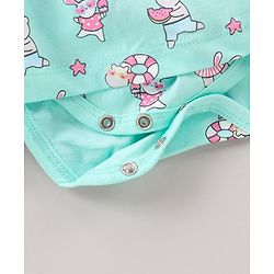 Babyhug 100% Cotton Sleeveless Onesies Dot Print Pack of 3 - Pink Yellow Blue
