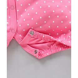 Babyhug 100% Cotton Cap Sleeves Romper Printed Pack of 2- Blue Pink