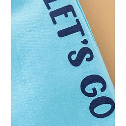 Babyhug Full Length Printed Knitted Lounge Pants Pack of 2 - Grey Blue