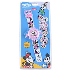 Babyhug Minnie Digital Projector Watch - Purple Pink