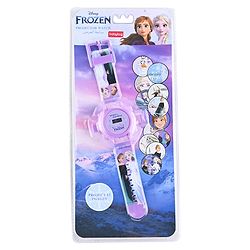 Babyhug Disney Frozen Digital Projector Watch - Purple