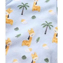 Babyhug 100 % Cotton Vests Animal Print Pack of 3 - Multicolour