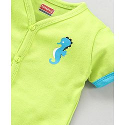 Babyhug 100 % Cotton Antibacterial Vests Pack of 5 - Multicolour