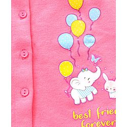 Babyhug Short Cap Sleeves 100 % Cotton Printed Vests Pack of 3 - Mutlicolor