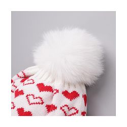 Babyhug Woollen Cap Gloves With Muffler Red - Cap Diameter 11.5 cm