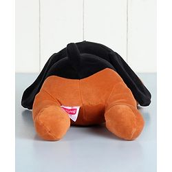 Babyhug Dog Soft Toy Dark Brown - Length 45 cms